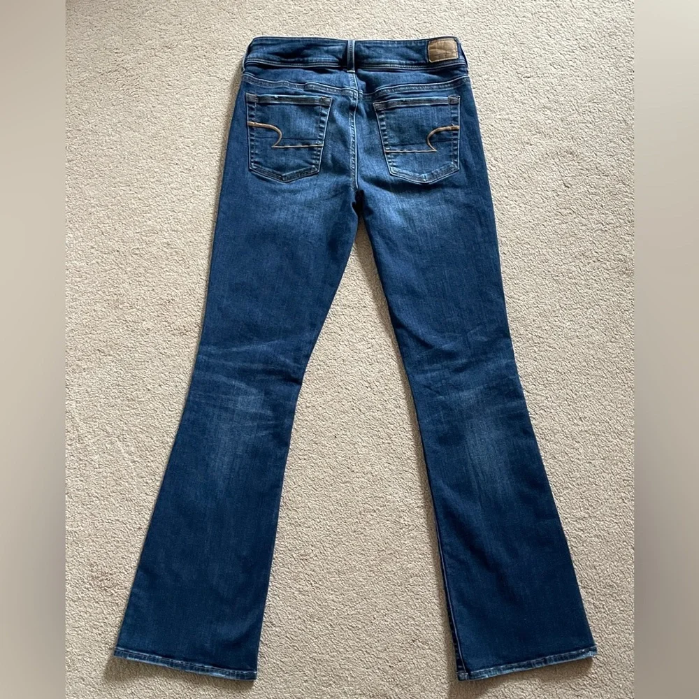 American Eagle Outfitters Women's Bootcut Super Stretch Jeans, Size 10 Long - Picture 5 of 9